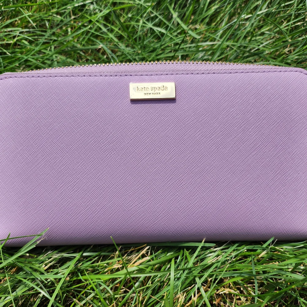 Kate Spade Purple Satchel Bag and Wallet ** SET OF 2! ** - Picture 8 of 11